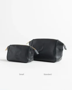 Milan Small Toiletry Bag Vegan Leather