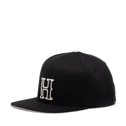 Whaler 6 Panel Blackletter Cap