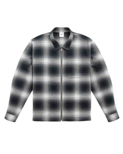 Zip-Up Flannel Men's