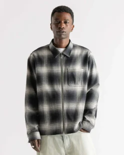Zip-Up Flannel Men's